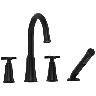 Riobel MMRD12 Momenti 4-Hole Deck Mount Tub Filler with C-Spout