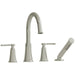 Riobel MMRD12 Momenti 4-Hole Deck Mount Tub Filler with C-Spout