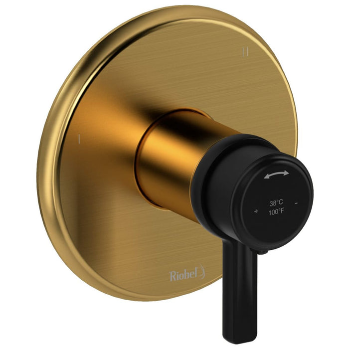 Riobel TMMRD45 Momenti 1/2" Therm & Pressure Balance Trim with 5 Functions