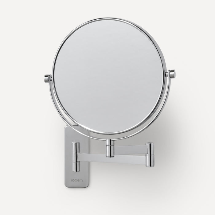 Robern Mag Mirror Wall-Mount Magnification Mirror, 7X Magnification Mirror, Swivel Mirror