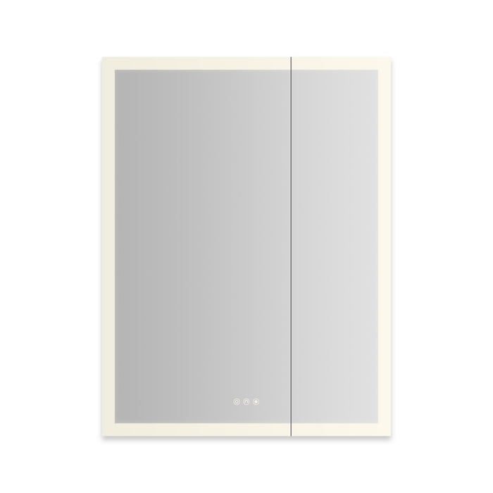 Robern AiO Reserve Cabinet, 30" x 40" x 4", Perimeter Lit, TUN Lighting, Warm White (2700K) to Cool White (5600K), Dimma