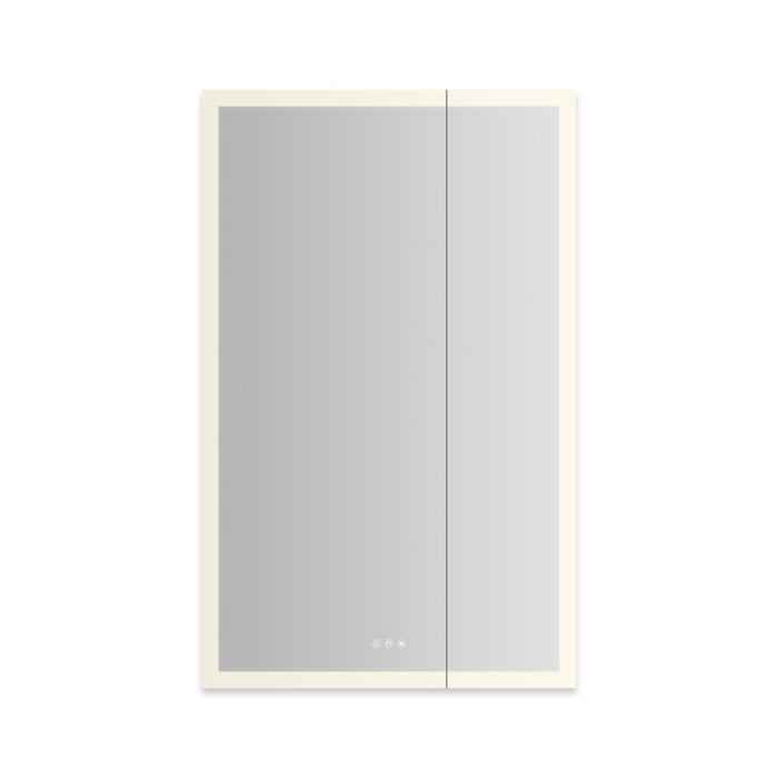 Robern AiO Reserve Cabinet, 30" x 48" x 4", Perimeter Lit, TUN Lighting, Warm White (2700K) to Cool White (5600K), Dimma