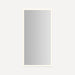 Robern Statuesque Lighted Mirror, 86” x 44” x 1-3/4", Perimeter Light Pattern, Warm White (3000K), Dimmable
