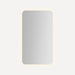 Robern Presence Rounded Corner Cabinet, 20" x 34" x 4", Inside Perimeter Lit, TUN Lighting, Warm White (2700K) to Cool W