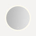 Robern Instinct Lighted Mirror, 30" Circle, Perimeter Light Pattern, TUN Lighting, Warm White (2700K) to Cool White (560