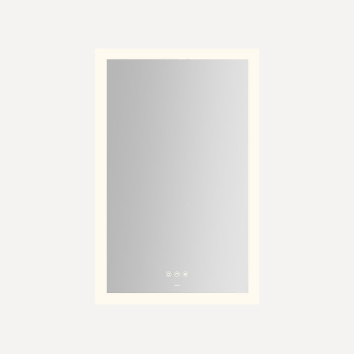 Robern Instinct Lighted Mirror, 20" x 30" x 7/8", Rectangle, Perimeter Light Pattern, TUN Lighting, Warm White (2700K) t