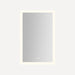 Robern Instinct Lighted Mirror, 20" x 30" x 7/8", Rectangle, Perimeter Light Pattern, TUN Lighting, Warm White (2700K) t