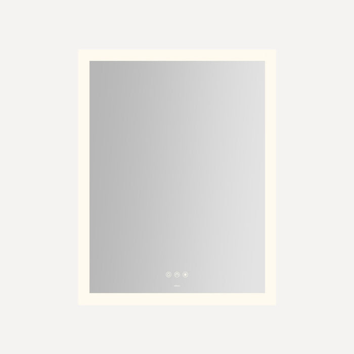 Robern Instinct Lighted Mirror, 24" x 30" x 7/8", Rectangle, Perimeter Light Pattern, TUN Lighting, Warm White (2700K) t