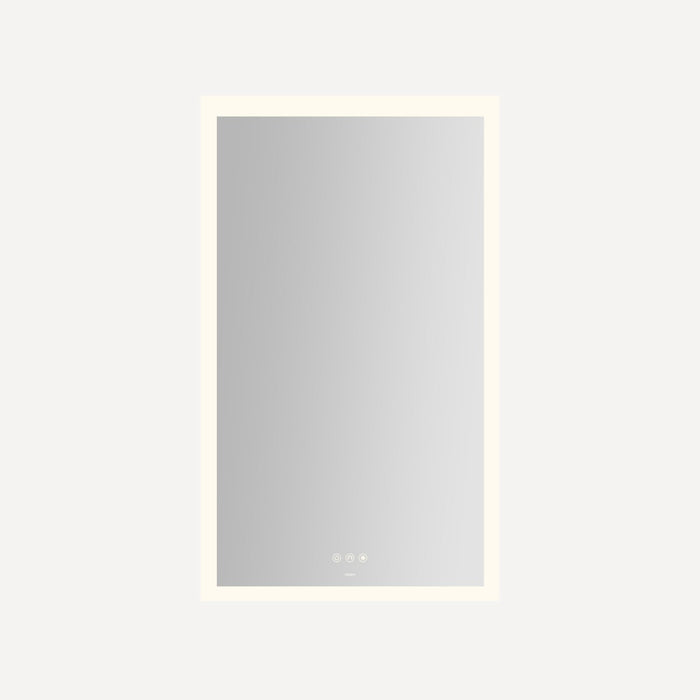 Robern Instinct Lighted Mirror, 24" x 40" x 7/8", Rectangle, Perimeter Light Pattern, TUN Lighting, Warm White (2700K) t