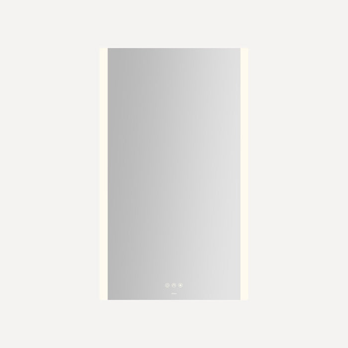 Robern Instinct Lighted Mirror, 24" x 40" x 7/8", Rectangle, Edge Lit Light Pattern, TUN Lighting, Warm White (2700K) to