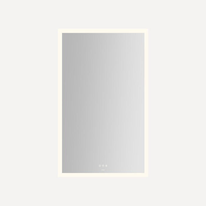 Robern Instinct Lighted Mirror, 30" x 48" x 7/8", Rectangle, Perimeter Light Pattern, TUN Lighting, Warm White (2700K) t