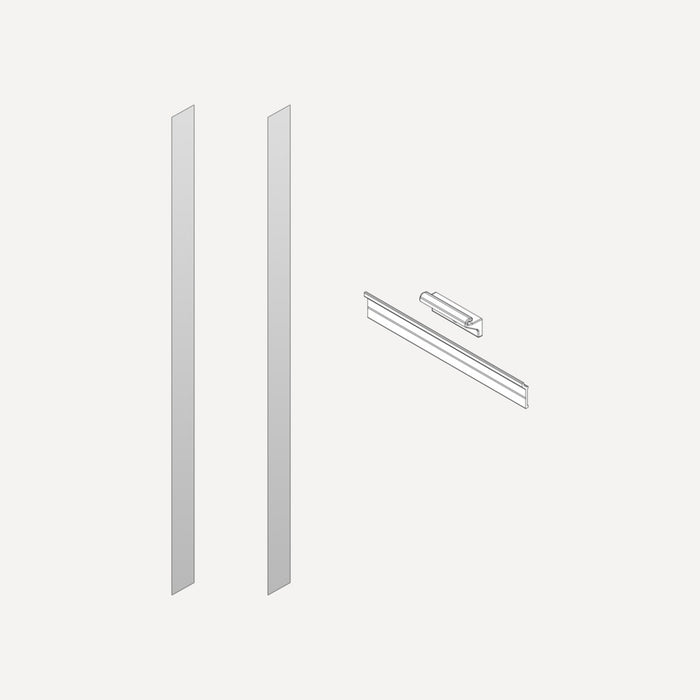 Robern Semi-Recessed and Ganging Kits, 6" x 36" x 2/25", For M Series Reserve Cabinets
