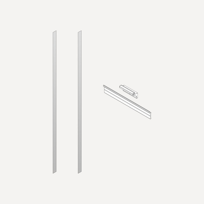 Robern Semi-Recessed and Ganging Kits, 6" x 72" x 2/25", For M Series Reserve Cabinets