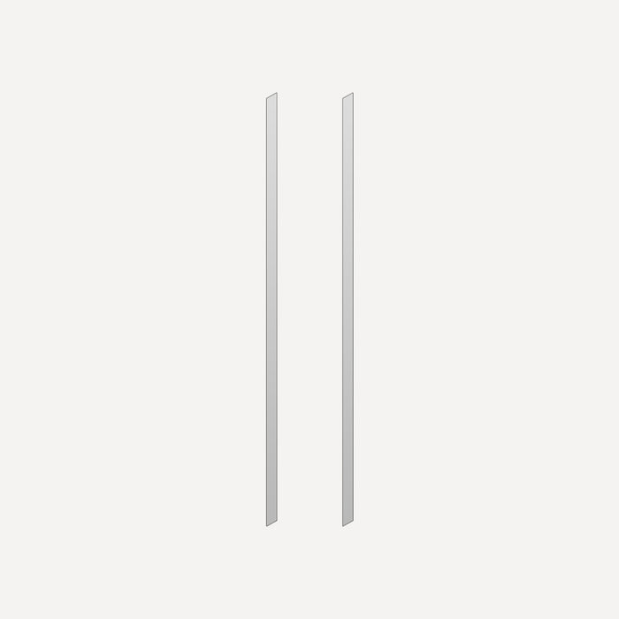 Robern Cabinet Side Kits, 6" x 72" x 2/25", Semi-Recessed, For M Series Reserve Cabinets