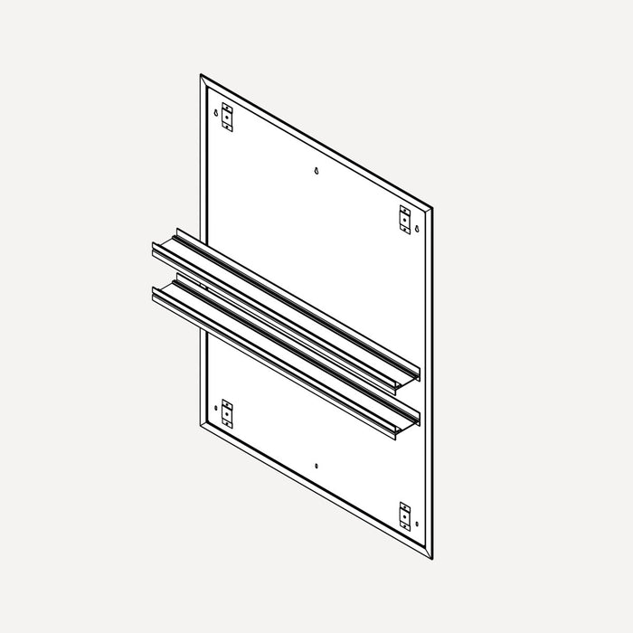 Robern Profiles Mirror Ganging Kit, 30" W x 40" H