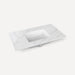 Robern Engineered Stone Top Quartz Stone Vanity Top, 36" x 1-1/8" x 23", Center Undercounter Sink, Three Hole, For Senda