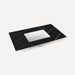 Robern Engineered Stone Top Quartz Stone Vanity Top, 36" x 1-1/8" x 23", Center Undercounter Sink, Three Hole, For Senda