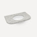 Robern Engineered Stone Top Quartz Stone Vanity Top, 36" x 1-1/8" x 23", Center Undercounter Sink, Three Hole, For Roseb