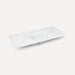 Robern Engineered Stone Top Quartz Stone Vanity Top, 48" x 1-1/8" x 23", Center Undercounter Sink, Three Hole, For Senda