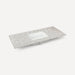 Robern Engineered Stone Top Quartz Stone Vanity Top, 48" x 1-1/8" x 23", Center Undercounter Sink, Three Hole, For Senda