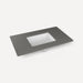Robern Engineered Stone Top Quartz Stone Vanity Top, 37" x 3/4" x 22", Center Undercounter Sink, Three Hole, For Islamor