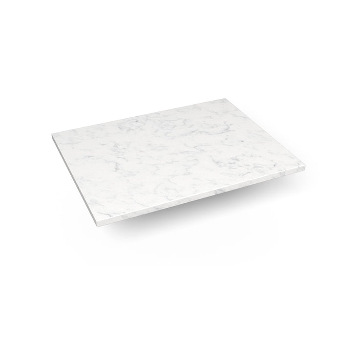 Robern Engineered Stone Top Quartz Stone Vanity Top, 25" x 3/4" x 19", Dry Top