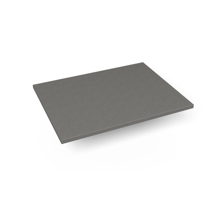 Robern Engineered Stone Top Quartz Stone Vanity Top, 25" x 3/4" x 19", Dry Top