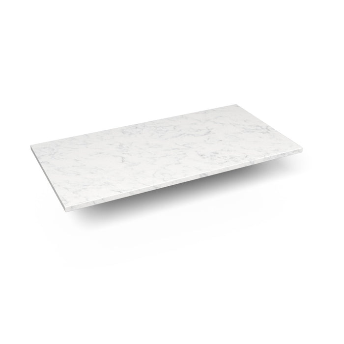 Robern Engineered Stone Top Quartz Stone Vanity Top, 37" x 3/4" x 19", Dry Top