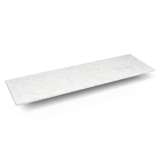 Robern Engineered Stone Top Quartz Stone Vanity Top, 61" x 3/4" x 19", Dry Top