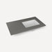 Robern Engineered Stone Top Quartz Stone Vanity Top, 37" x 3/4" x 22", Right Offset Undercounter Sink, Three Hole