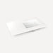 Robern Engineered Stone Top Quartz Stone Vanity Top, 37" x 3/4" x 22", Right Offset Undercounter Sink, Three Hole
