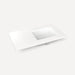 Robern Engineered Stone Top Quartz Stone Vanity Top, 37" x 3/4" x 22", Right Offset Undercounter Sink, Single Hole