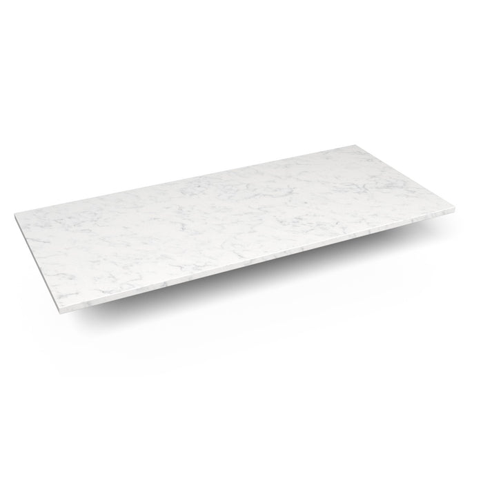 Robern Engineered Stone Top Quartz Stone Vanity Top, 49" x 3/4" x 22", Dry Top