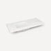 Robern Engineered Stone Top Quartz Stone Vanity Top, 49" x 3/4" x 22", Left Offset Undercounter Sink, Single Hole