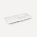 Robern Engineered Stone Top Quartz Stone Vanity Top, 49" x 3/4" x 22", Right Offset Undercounter Sink, Single Hole