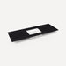 Robern Engineered Stone Top Quartz Stone Vanity Top, 61" x 3/4" x 22", Center Undercounter Sink, Single Hole