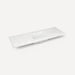 Robern Engineered Stone Top Quartz Stone Vanity Top, 61" x 3/4" x 22", Center Undercounter Sink, Three Hole