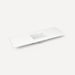 Robern Engineered Stone Top Quartz Stone Vanity Top, 61" x 3/4" x 22", Center Undercounter Sink, Single Hole
