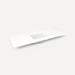 Robern Engineered Stone Top Quartz Stone Vanity Top, 61" x 3/4" x 22", Center Undercounter Sink, Single Hole