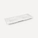 Robern Engineered Stone Top Quartz Stone Vanity Top, 61" x 3/4" x 22", Double Undercounter Sink, Three Hole