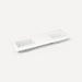 Robern Engineered Stone Top Quartz Stone Vanity Top, 61" x 3/4" x 22", Double Undercounter Sink, Single Hole