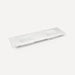 Robern Engineered Stone Top Quartz Stone Vanity Top, 73" x 3/4" x 22", Double Undercounter Sink, Three Hole