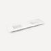Robern Engineered Stone Top Quartz Stone Vanity Top, 73" x 3/4" x 22", Double Undercounter Sink, Three Hole