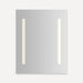 Robern Vitality Lighted Cabinet, 24" x 30" x 4", Columnn Light Pattern, Soft White (3000K), Dimmable, Electrical Outlet,