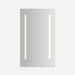 Robern Vitality Lighted Cabinet, 24" x 40" x 4", Columnn Light Pattern, Soft White (3000K), Dimmable, Electrical Outlet,