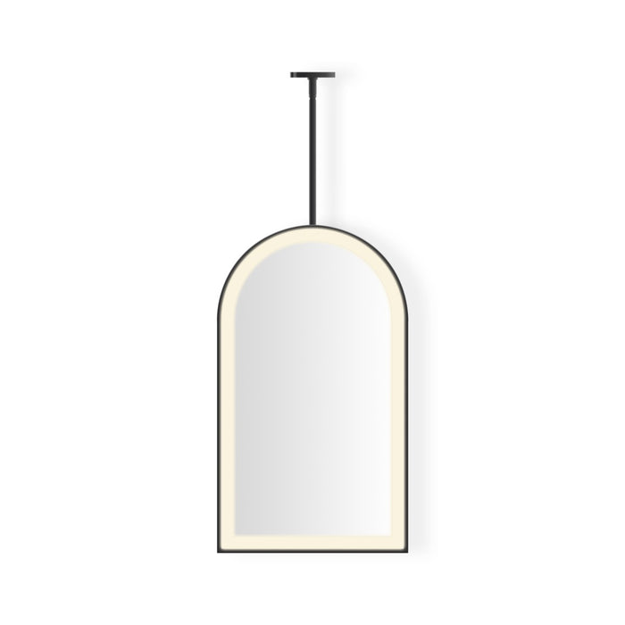 Robern Sculpt Hanging Arch Framed Mirror, 20" x 33" x 1-7/8", Perimeter Light Pattern, Warm White (3000K), Dimmable