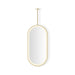 Robern Sculpt Hanging Pill Framed Mirror, 20" x 40" x 1-7/8", Perimeter Light Pattern, Warm White (3000K), Dimmable