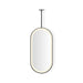 Robern Sculpt Hanging Pill Framed Mirror, 20" x 40" x 1-7/8", Perimeter Light Pattern, Warm White (3000K), Dimmable