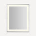 Robern Sculpt Lighted Mirror, 25” x 31” x 2-1/4", Slim Museum Frame, Perimeter Light Pattern, Warm White (3000K), Dimmab