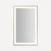 Robern Sculpt Lighted Mirror, 25” x 41” x 2-1/4", Slim Museum Frame, Perimeter Light Pattern, Warm White (3000K), Dimmab